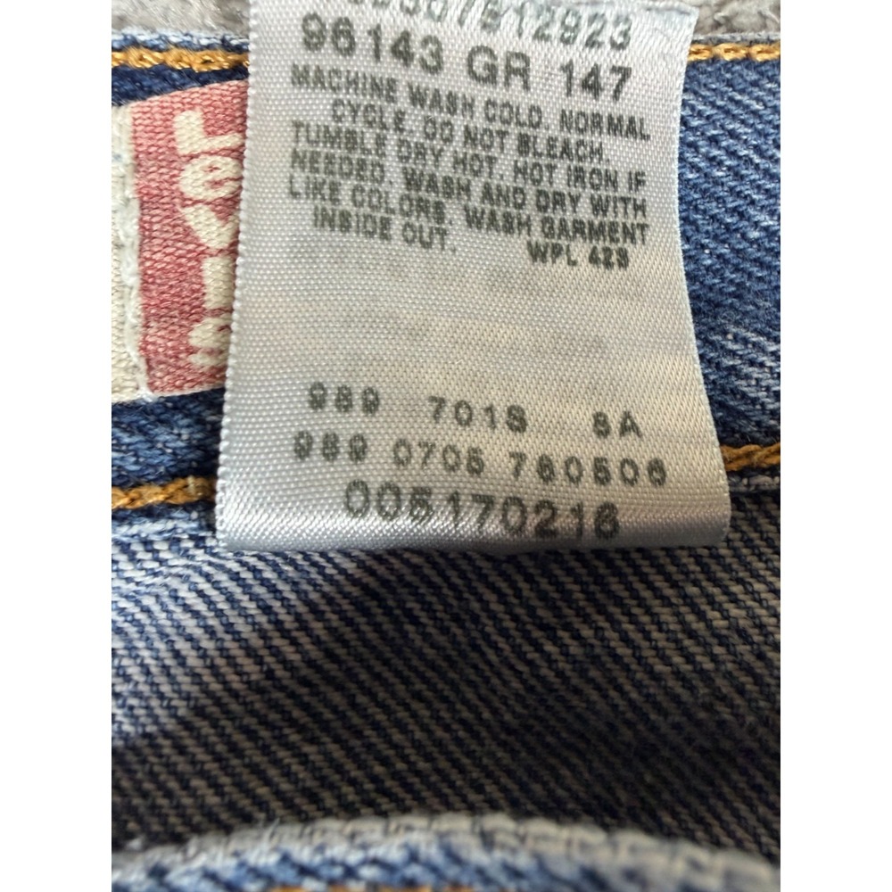 Vtg Levi's 517 USA Boot Cut Jeans 38x29 Distressed Fade - Picture 8 of 16